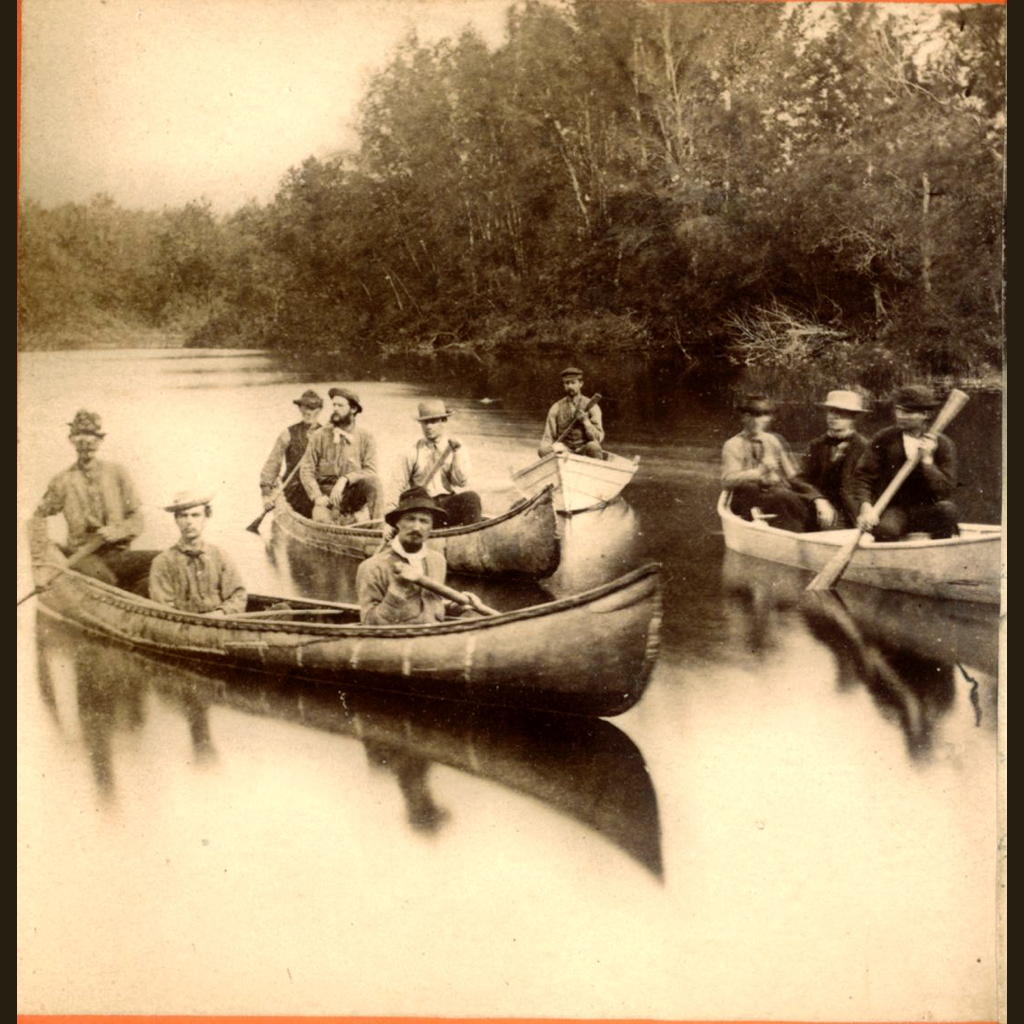 By the Swan's Road to Katahdin.