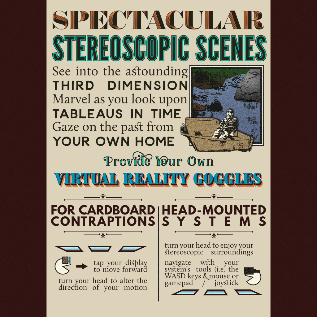 Images from the New York Public Library. Vintage Stereoscopic images optimized for VR Headsets